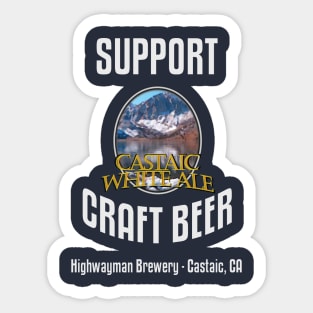 HMB Support Craft Beer: Castaic White Ale Sticker